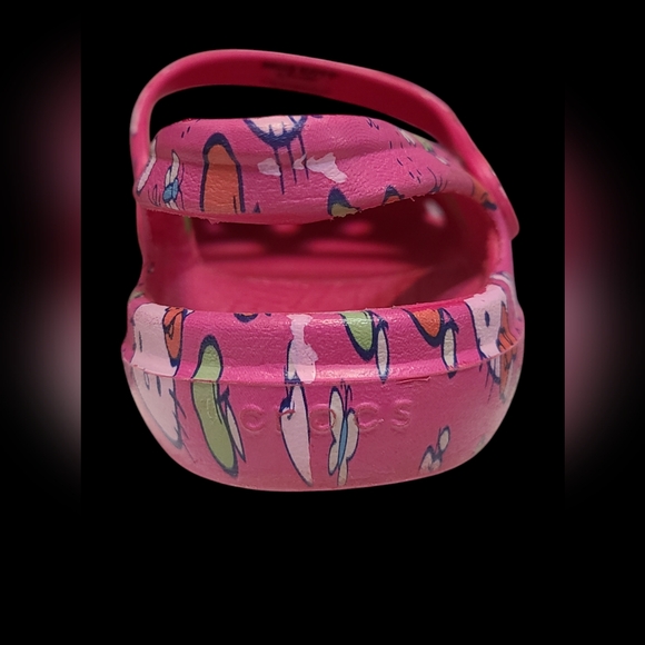 Crocs Hello Kitty pink size 8 child's shoe - Picture 9 of 10